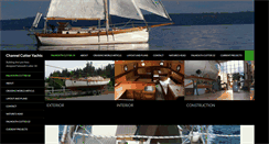 Desktop Screenshot of channelcutteryachts.com