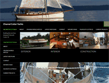 Tablet Screenshot of channelcutteryachts.com